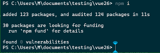 NPM Install Progress